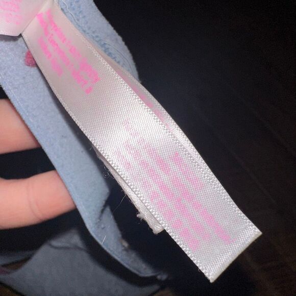 Victorias Secret Wear Everywhere t-shirt cheetah light blue 36C bra - Picture 3 of 3